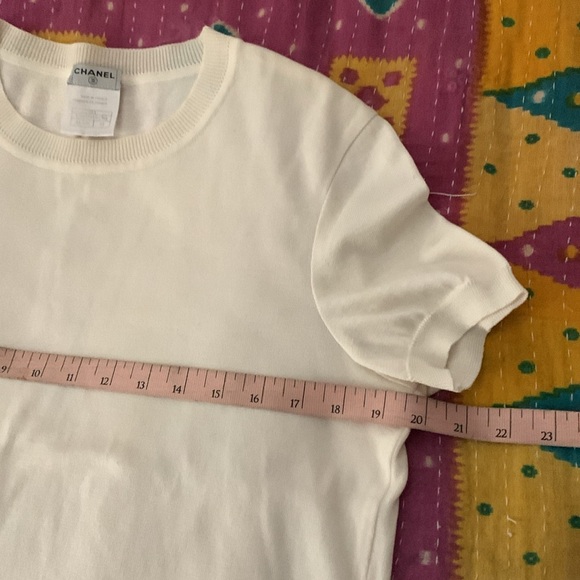 1990’’s vintage Chanel cotton knit sweater/top - Picture 4 of 8